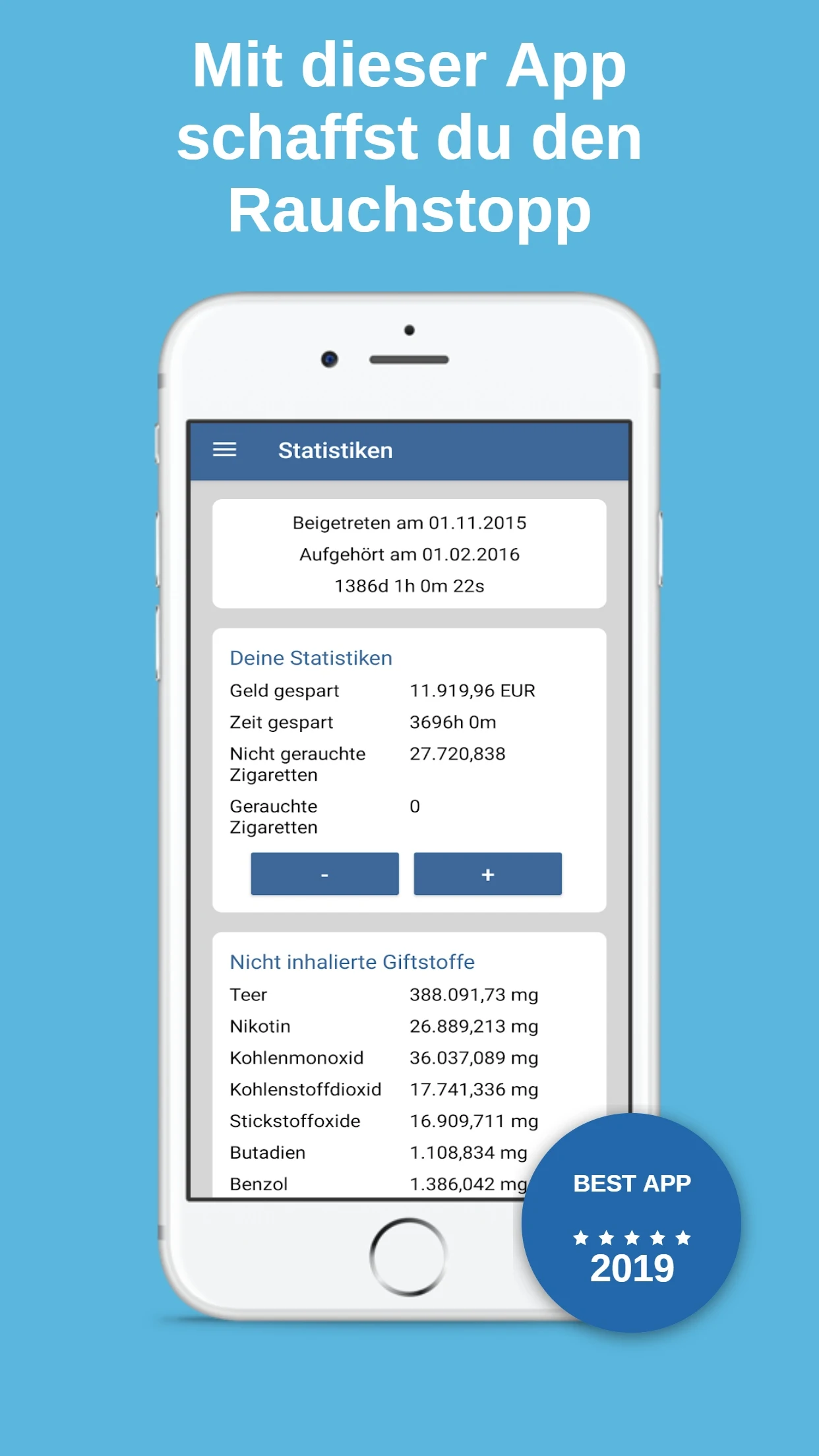 Nichtraucher Pro — Featured Screenshot