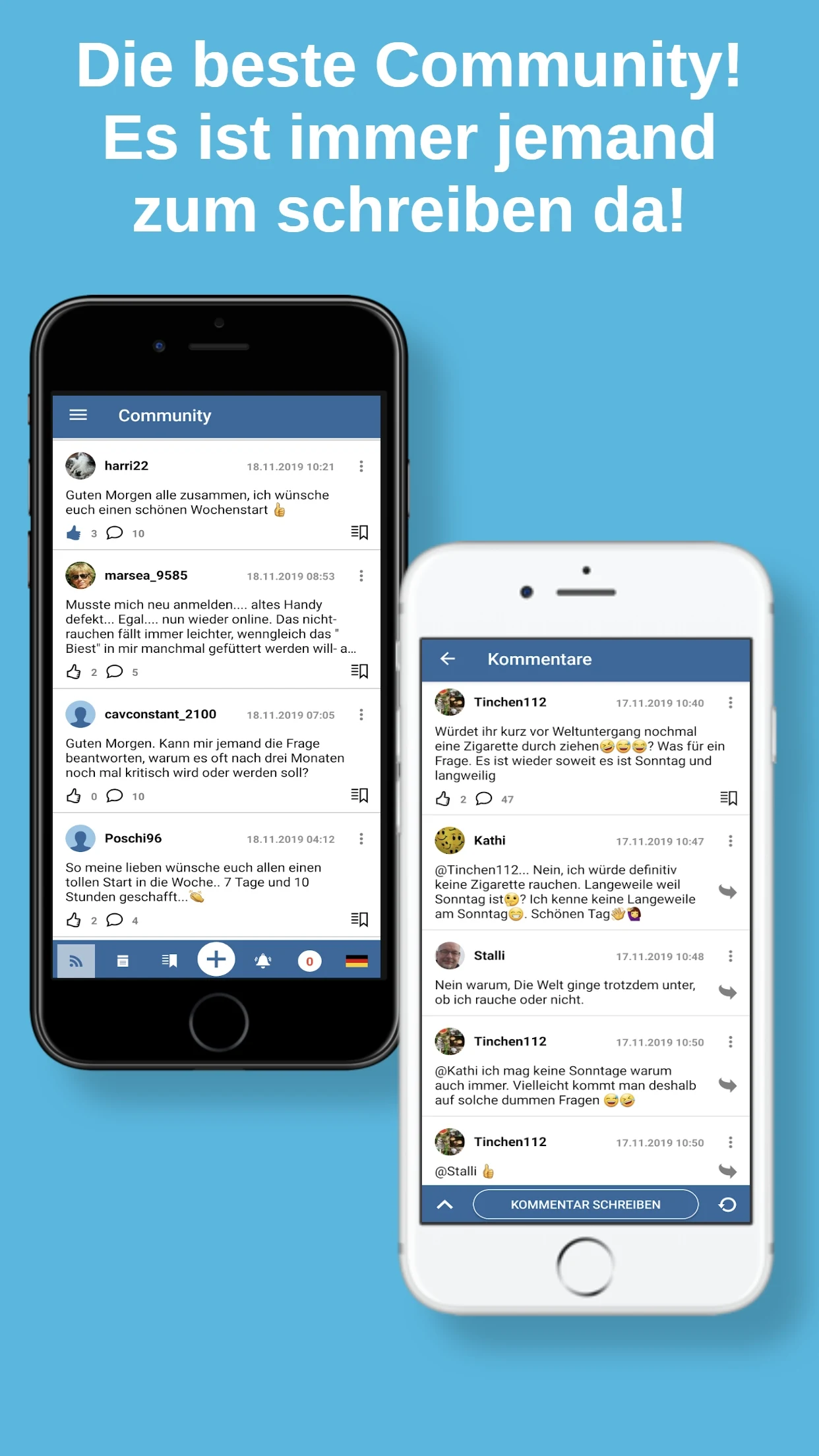 Live-Chat — immer jemand da, wenn du ihn brauchst.